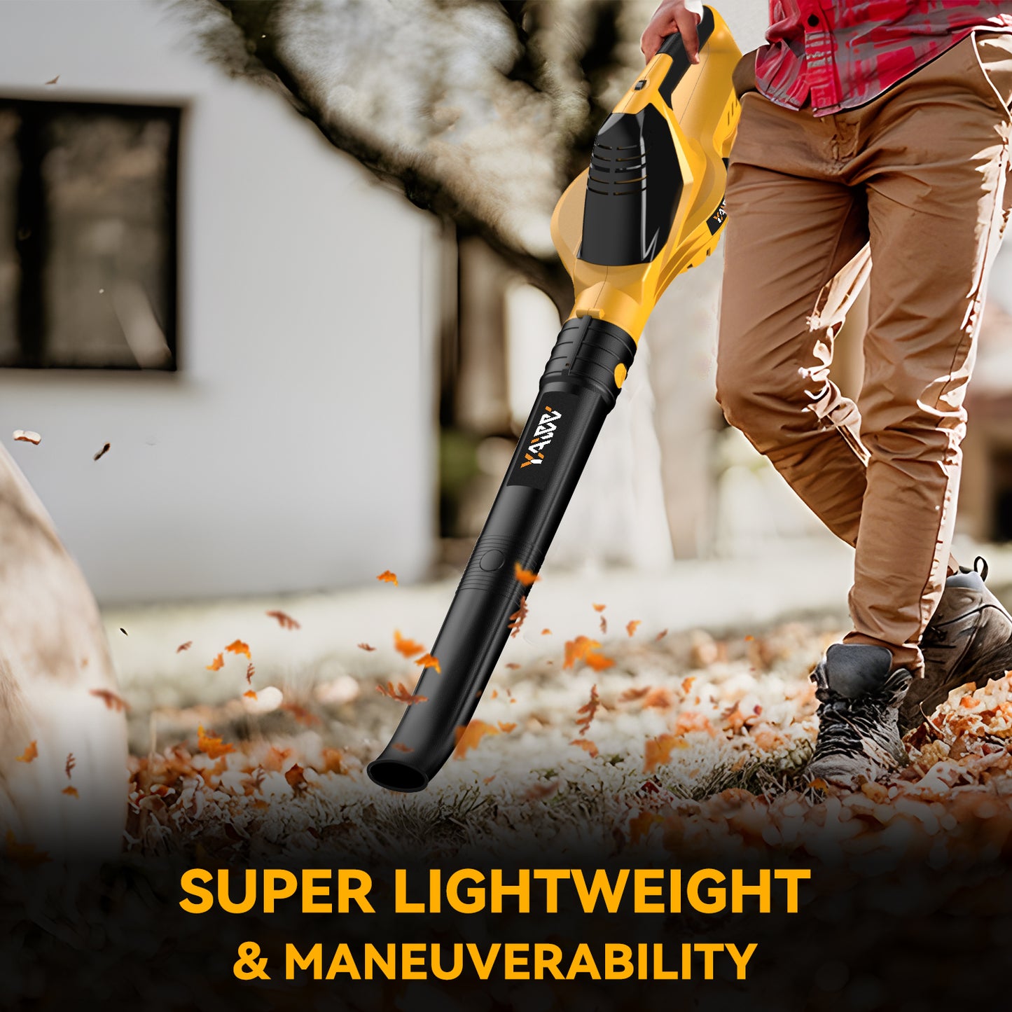 Cordless Leaf Blower for Dewalt 20V Max Battery,Handheld Electric Jobsite Air Blower,5 Variable Speed Up to 150MPH,100 CFM Powerful for Lawn Care,Snow Blow,Yard Clean(Battery Not Included)